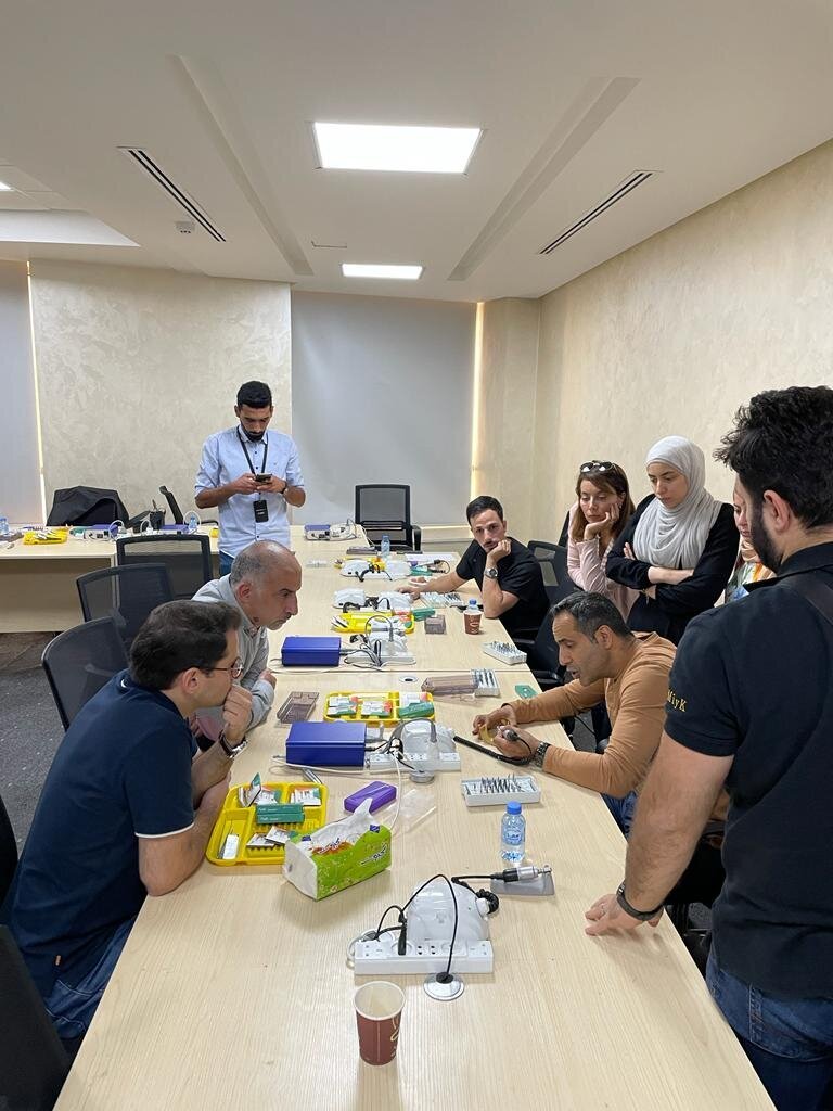 Participants during the course