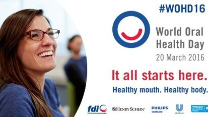 2016年世界口腔健康日：口腔健康、周身健康