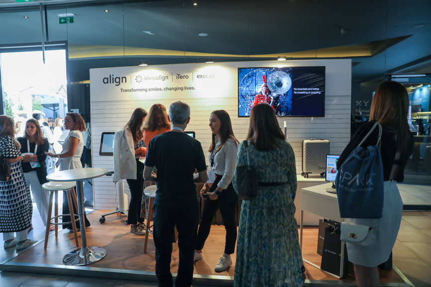 Align Technology booth at the EAS summer meeting. 