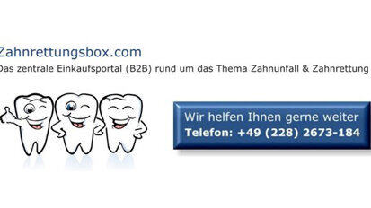 Zahnrettungsbox.com begrüßt den 100. Kunden