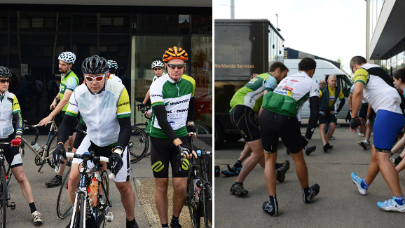 Straumann team embarks on charity bike ride