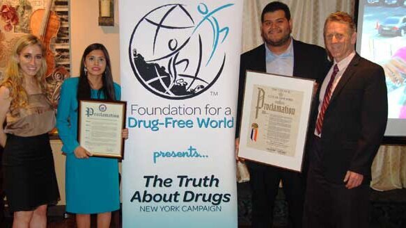 New York officials recognize non-profit for fighting drug abuse