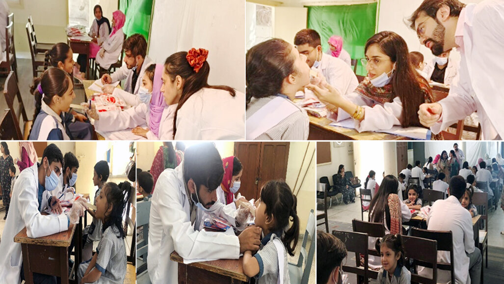 BUDC team holds oral health camp at girls school