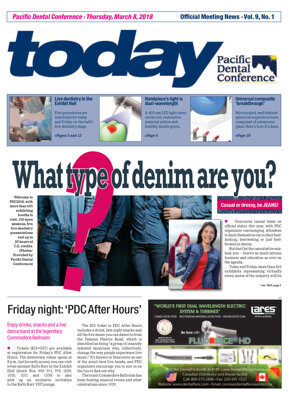 today Pacific Dental Conference Vancouver March 08, 2018