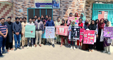Oral health awareness event for school children