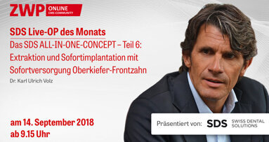 Live-OP am 14. September: Das SDS ALL-IN-ONE-CONCEPT – Teil 6