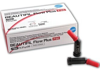 F00 Zero Flow and F03 Low Flow compule tips for Beautifil Flow Plus