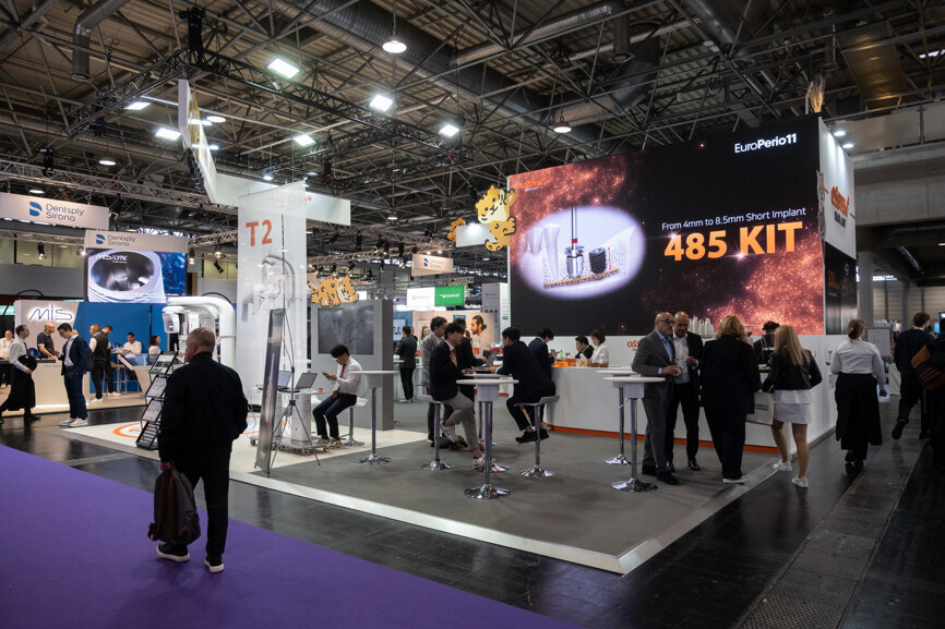 For the first time, Osstem Implant, a global leader in dental implant technology and comprehensive dental solutions, participated in EuroPerio. (Image: Dental Tribune International)