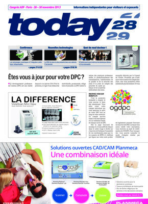 today Congrès ADF Paris Nov. 28, 2013
