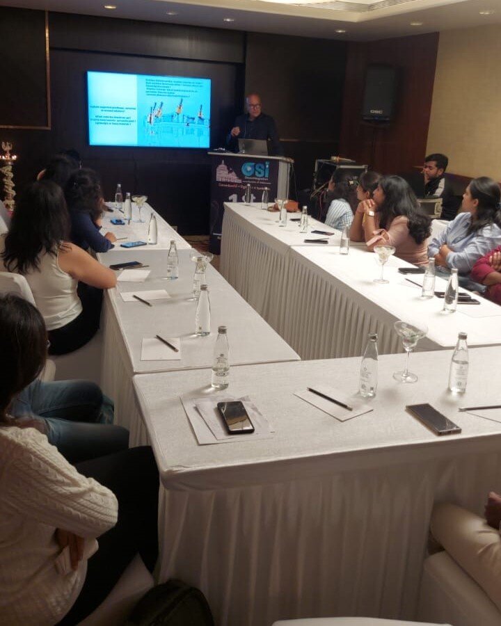 Fig 5: Pre conference workshop on Conversion of overdenture to fixed: small equator abutment by Prof Ahmad Al-Assady