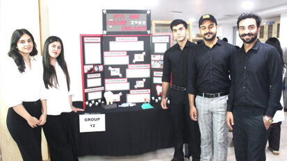 Poster competition at AIDM highlights students' creativity, academic excellence