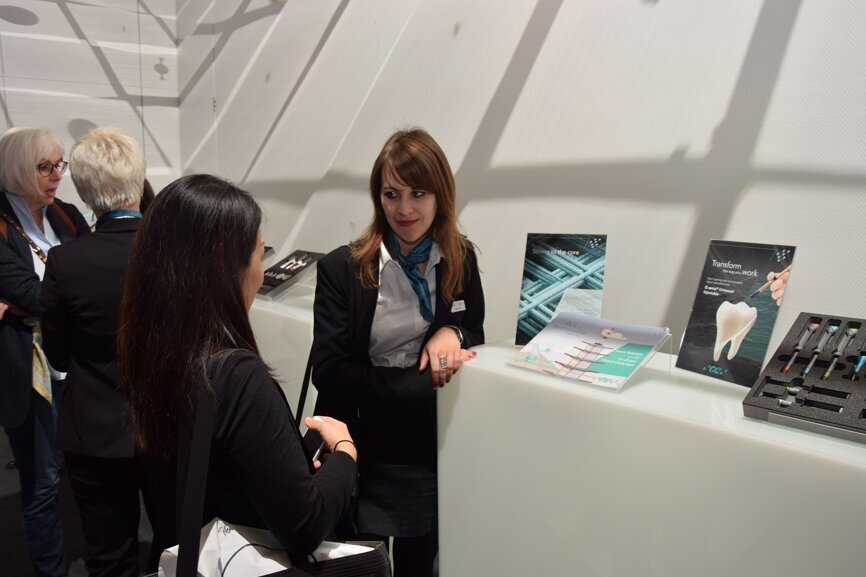 Among many other products, GC offers restorative solutions. (Photograph: Monique Mehler, DTI)