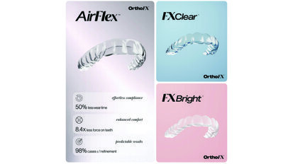 OrthoFX features a full line of clear aligner systems using the newest generation of proprietary polymers